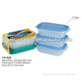 rectangle plastic food container, Plastic kitchen fruit storage box